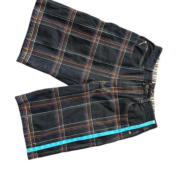 Vintage Jackpot Rainbow Stitch JNCO style Denim 36 Y2K Skater OX Jorts RARE - Picture 6 of 9